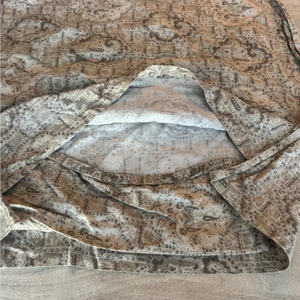 Restoration Hardware RH Taupe Italian Byzantine Fresco‎ Sateen Euro Shams x 2